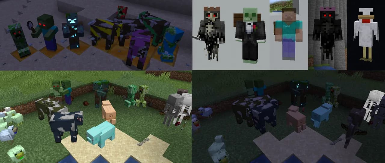 Entity Texture Features (ETF) 1.16.5 — скачать на Forge