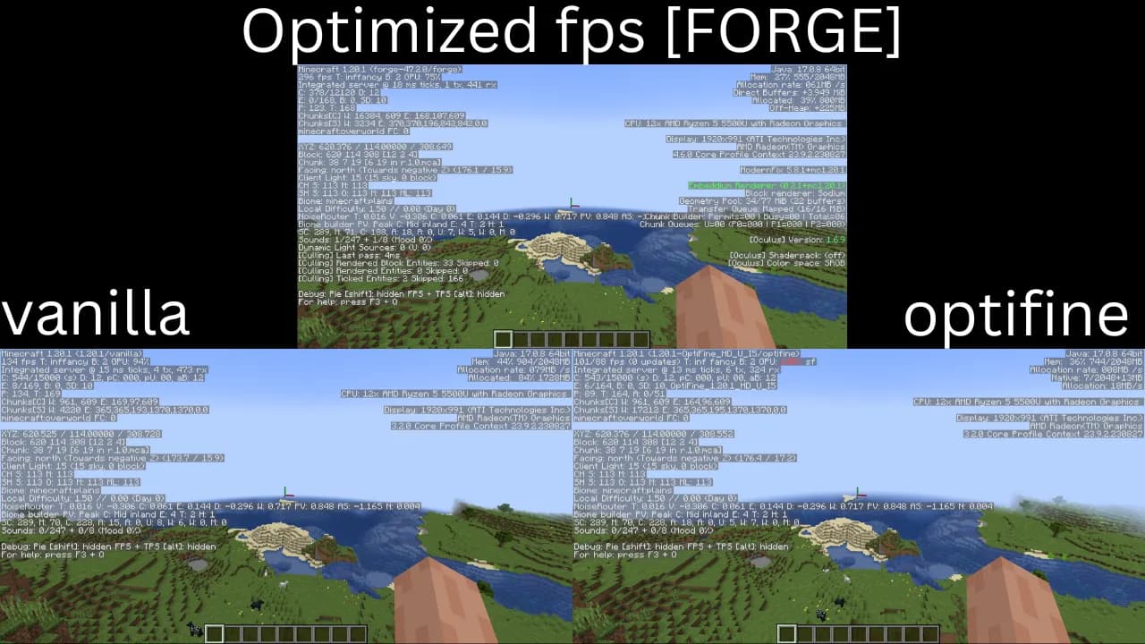 Optimized fps 1.16.5 — скачать сборку на Forge