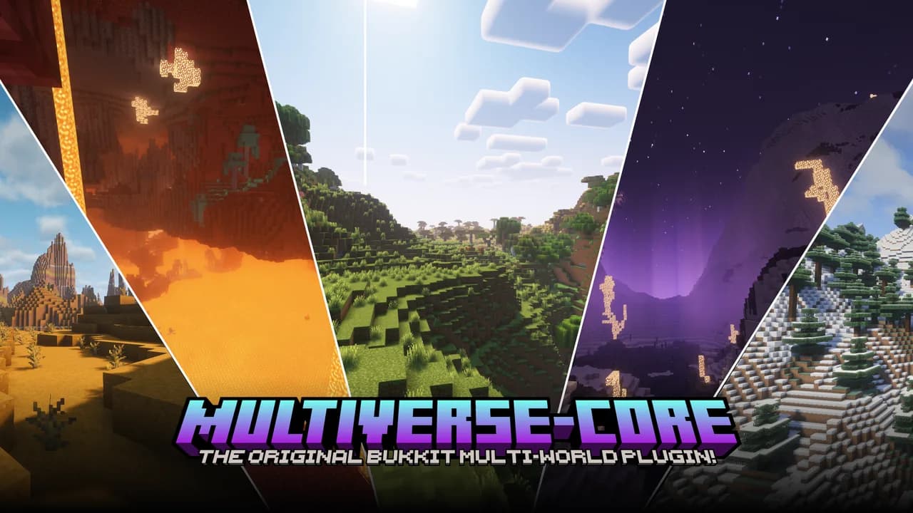 Multiverse-Core 1.16.5 — скачать плагин на Paper и Spigot