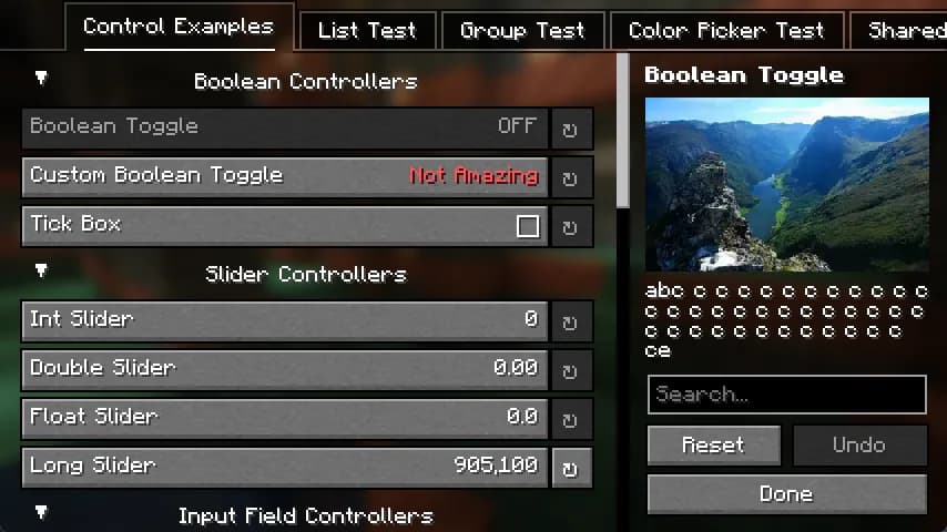 YetAnotherConfigLib (YACL) для Minecraft 1.20.1