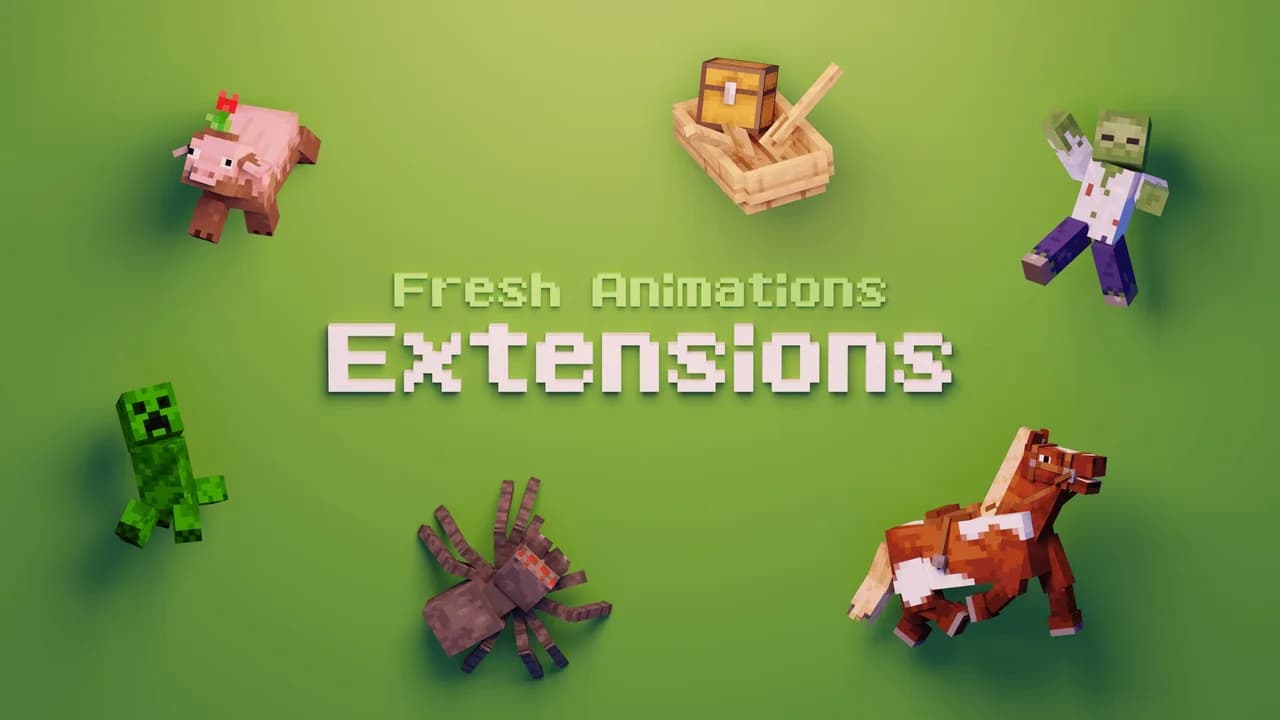 Fresh Animations: Extensions 1.21 — скачать ресурспак