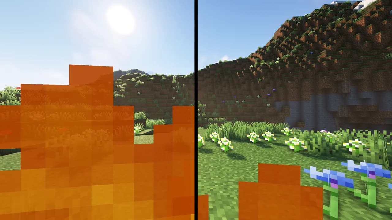 Low On Fire 1.16.5 — скачать ресурспак для Minecraft