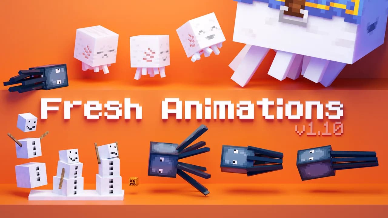 Fresh Animations 1.21 — скачать ресурспак для Minecraft