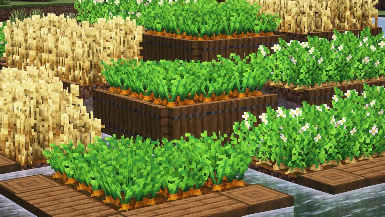 (Bee's) Fancy Crops для Minecraft 1.21