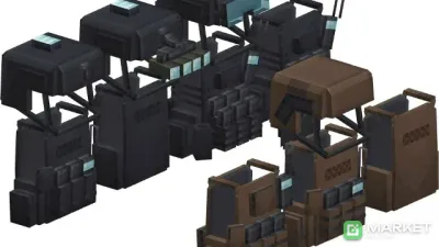 ПАК 3d millitary models + animations!